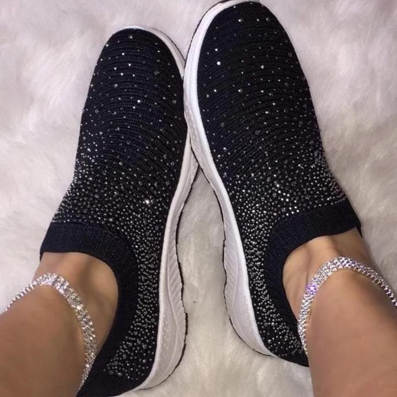 Crystal Slip on sneakers For Women