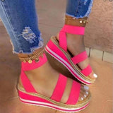 SweetyCherry™ Women's Slip On Straps Sandals