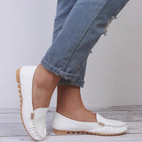 Women Casual Flat Shoes Round Toe Denim