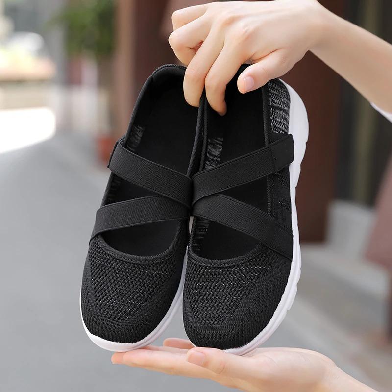 Hook and Loop Fly Weave Breathable shoes