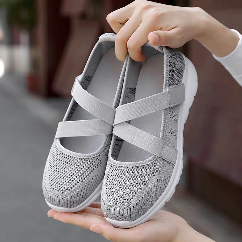 Hook and Loop Fly Weave Breathable shoes